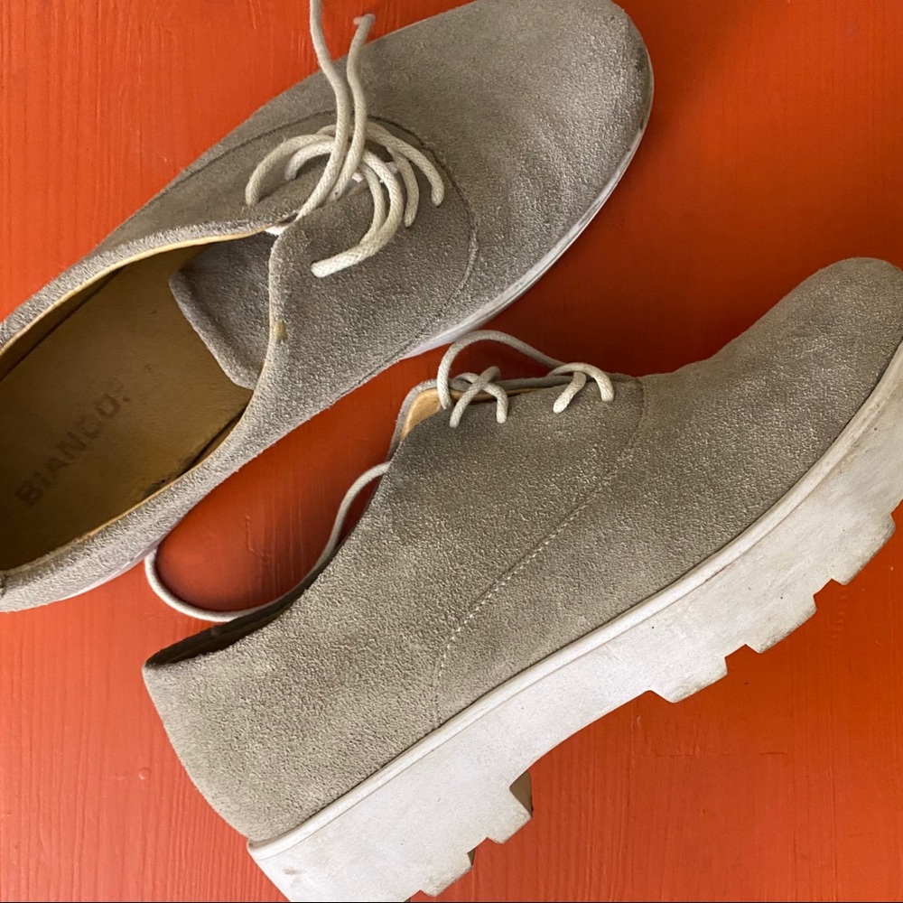 Bianco Plateau shoes